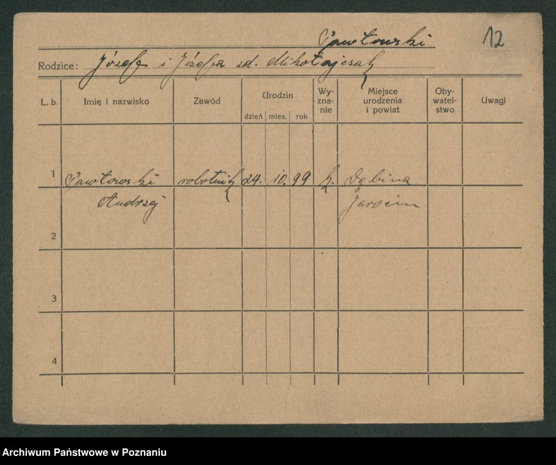 Obraz 14 z jednostki "Pawłowski (samotni mężczyźni i kobiety) - Pąskowski"