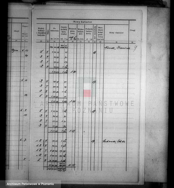 Obraz 13 z jednostki "Ostateczny rejestr pomiarowy majątku Wyrza powiatu wyrzyskiego"