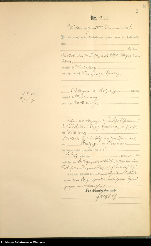 image.from.unit.number "Sterbe-Haupt-Register Nr 1 - 125"