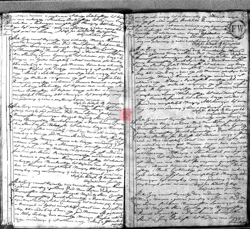 image.from.unit.number "Akta Cywilne Urodzonych Gminy Krasnopolskiey Pttu Seyneńskiego Depptu Łomżyńskiego 1813 R."