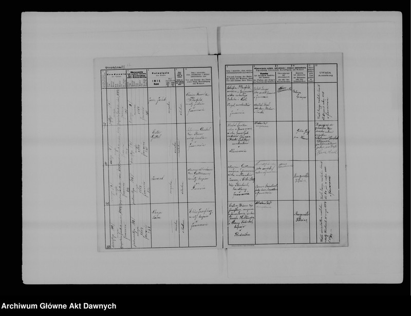 image.from.unit.number "Gmina wyznaniowa: Jaworów. Powiat: Jaworów. Księga metrykalna urodzeń, t. XII."