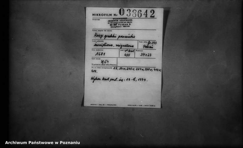 Obraz 2 z jednostki "Inscriptiones, resignationes [protocollon]"