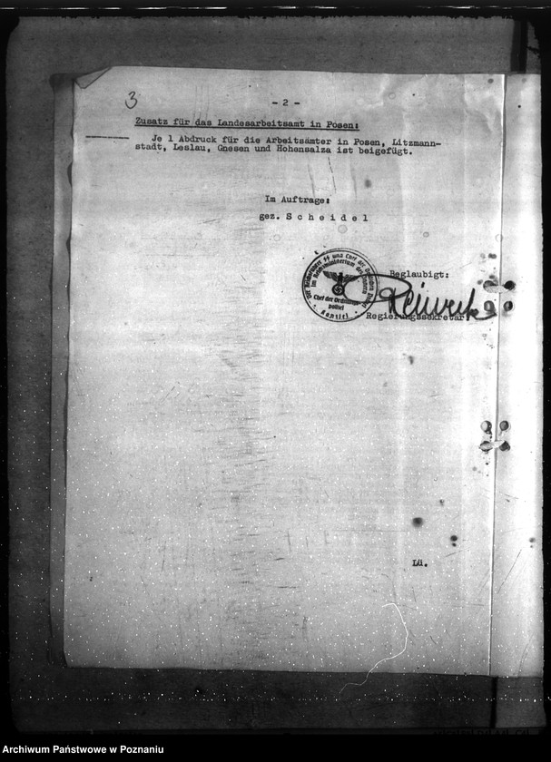 Obraz 7 z jednostki "Wohnungsfürsorge für Polizeiangehörige im Warthegau. Neubau: a) Erlasse, b) Schriftwechsel"