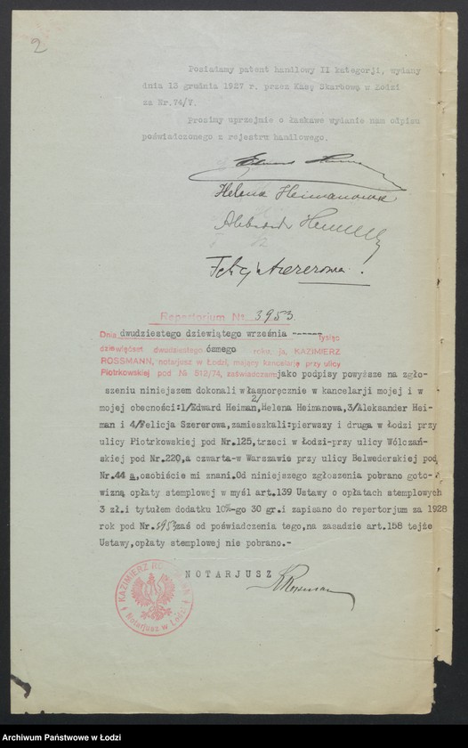 Obraz 4 z jednostki "Edward Heiman – prowadzenie biura komisowo - agenturowego"