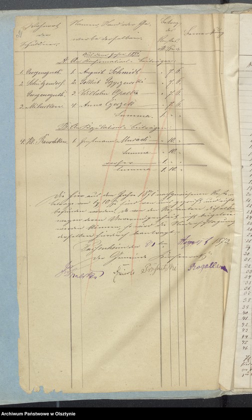 image.from.unit.number "Einnahme und Ausgabe Beläge zur Kirchspiels Schulkassen Rechnung"