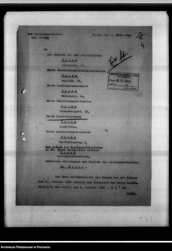 Obraz 8 z jednostki "Einführung des deutschen Rechts im Wartheland."