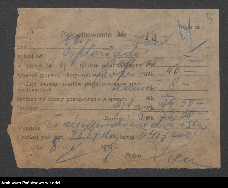 Obraz 7 z jednostki "Cukiernia „Esplanada” wł. Wawrzyniec Gierbich i s-ka"