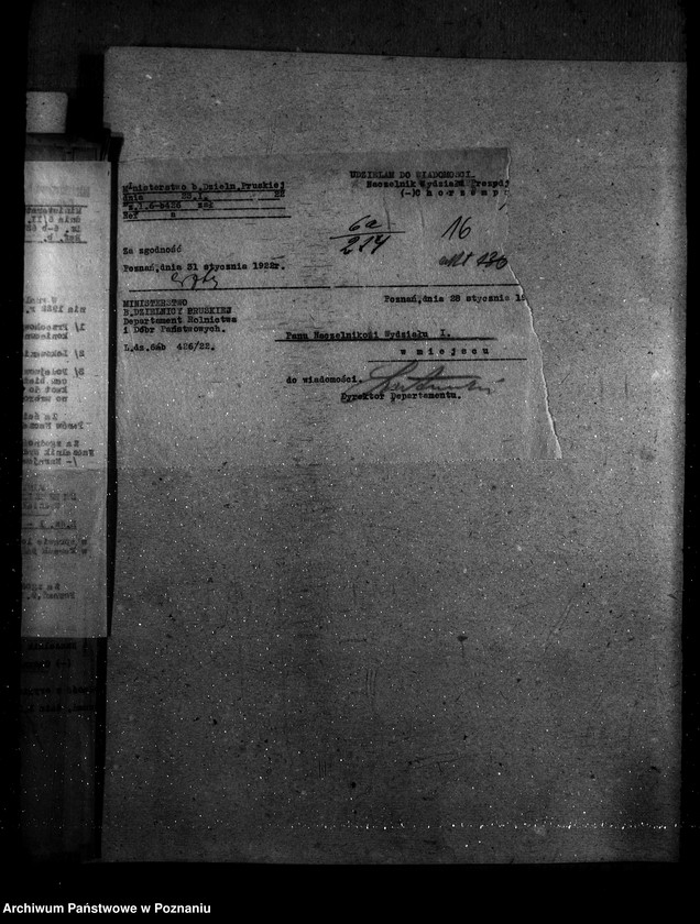 Obraz 20 z jednostki "Sprawy szczegółowo-- administracyjne. Okólniki wewnętrzne"