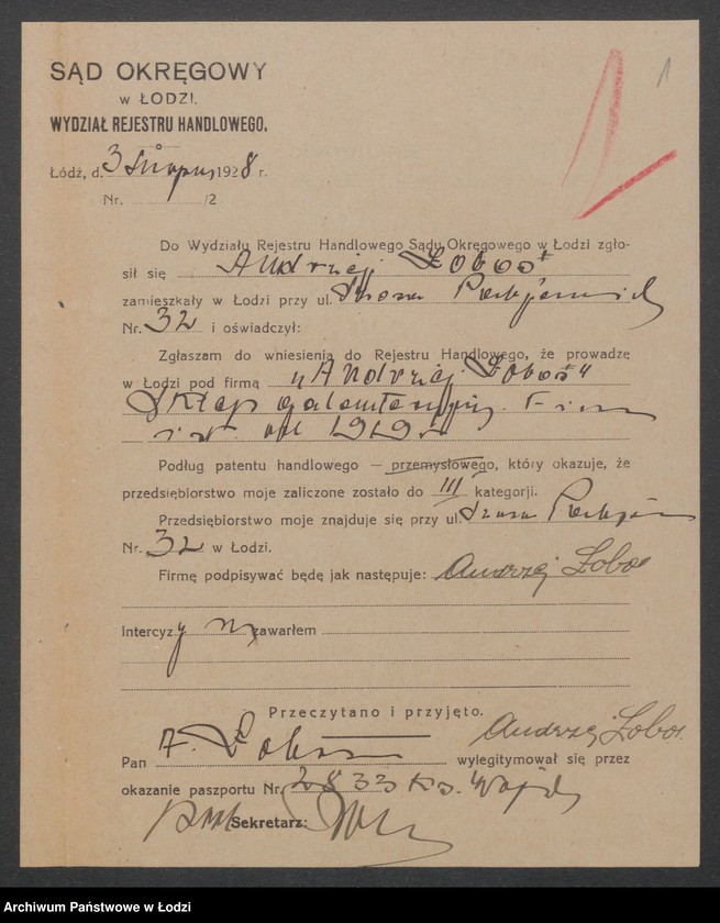 Obraz 3 z jednostki "Andrzej Łobos- sklep galanteryjny"