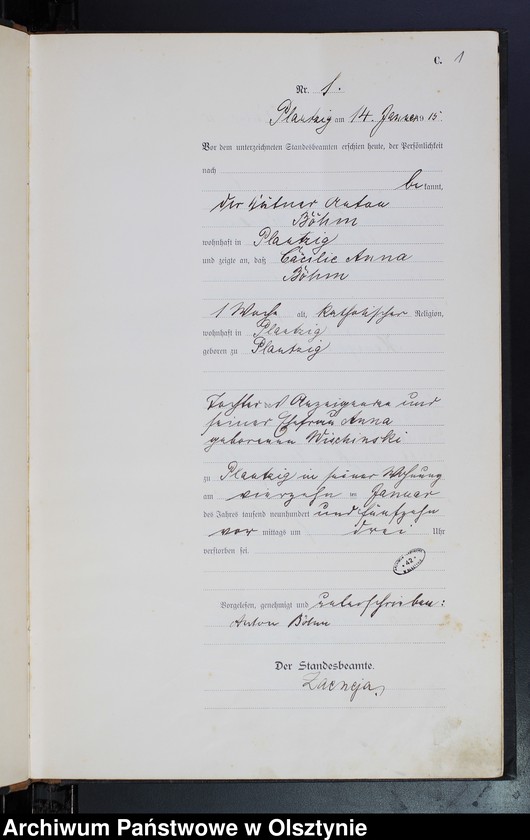 image.from.unit.number "Sterbe-Haupt-Register Nr 1-19, 1-23, 1-15, 1-27, 1-19"