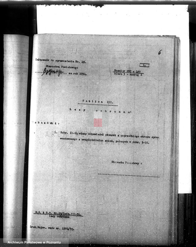 image.from.unit.number "Sprawozdanie z działalności organów ochrony lasów za rok 1934"