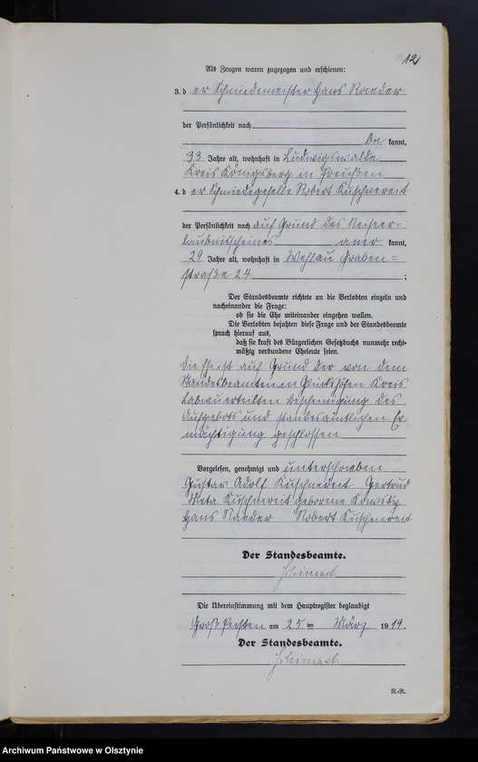 image.from.unit.number "Heiraths-Neben-Register Nr 1 - 27 [ Księga małżeństw - wtóropis ]"