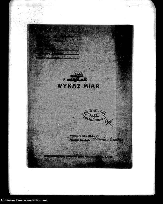 Obraz 4 z jednostki "Wykaz miar wsi Szczepidło powiatu konińskiego /wieś i majątek Brzeźno/ prace scaleniowe/"