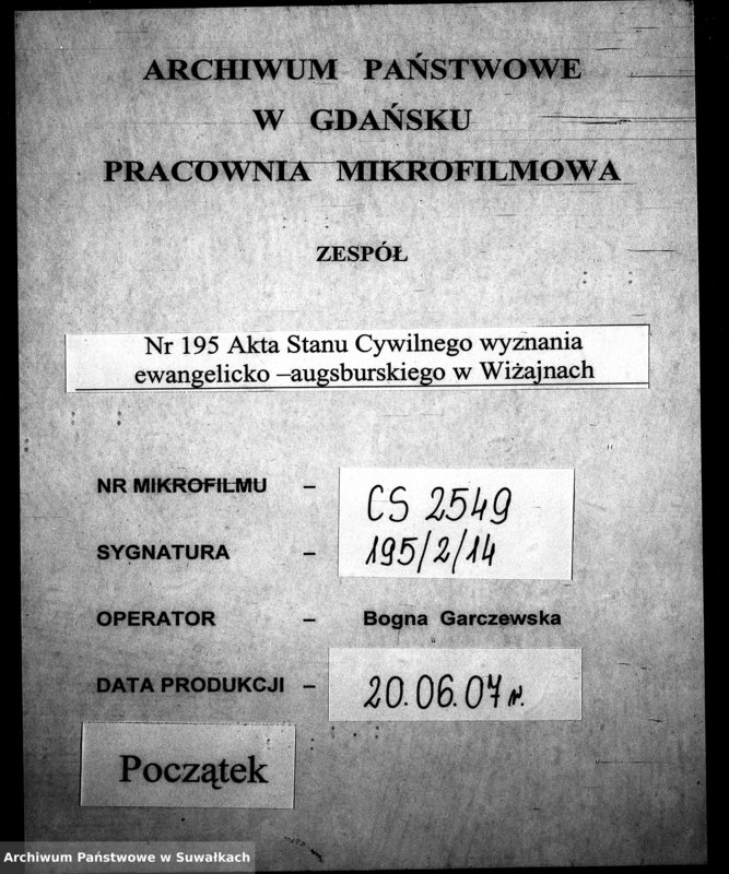 image.from.unit.number "Dowody do Aktów Małżeństw Parafii Ew. Augsburskiej Wiżajny za rok 1859"