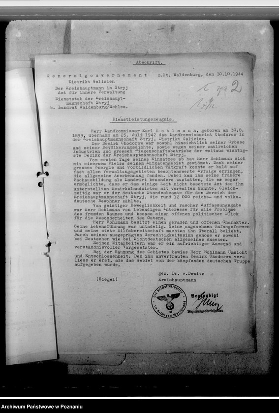 Obraz 6 z jednostki "Hohlmann, Bürgermeister"