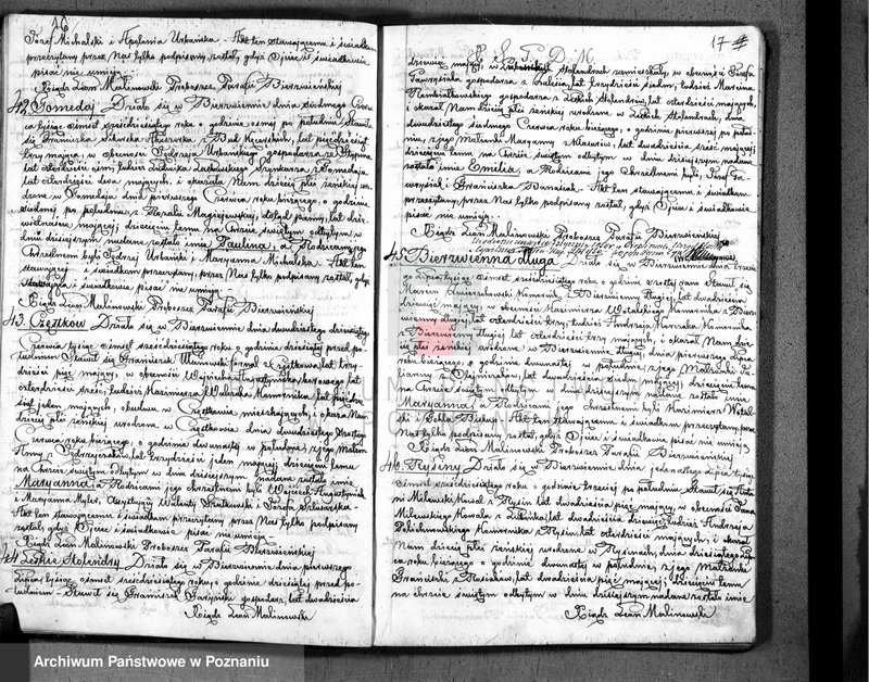 Obraz 10 z jednostki "Akta urodzonych, zaślubionych i zmarłych"
