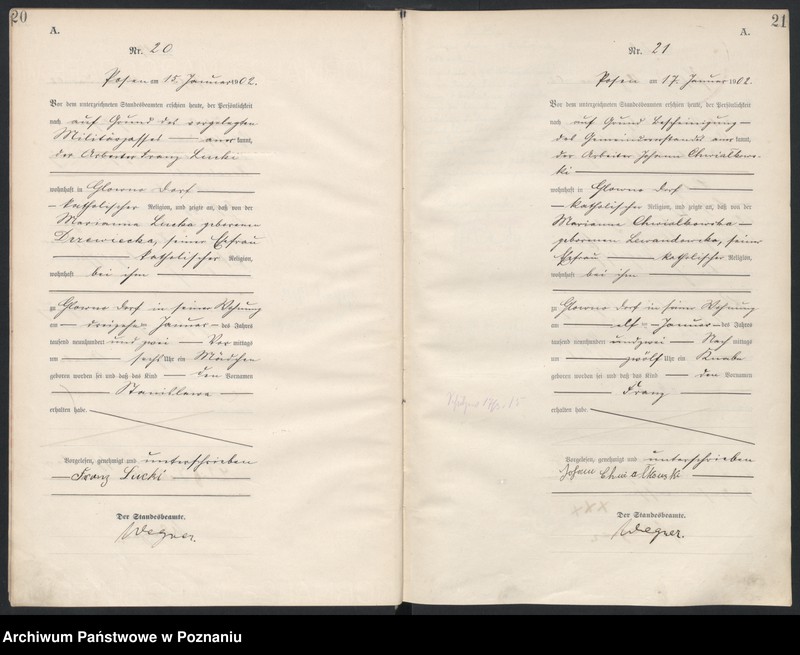 Obraz 13 z jednostki "Księga miejscowa urodzeń"