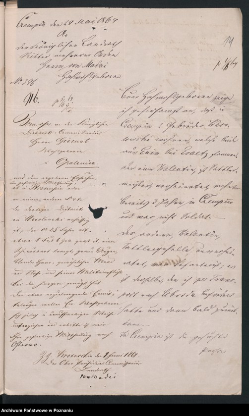 Obraz 19 z jednostki "Die Ermittelung der durch den Deserteur Czternasty kompromittierten Insurgenten Wesołowski und Lewandowski."