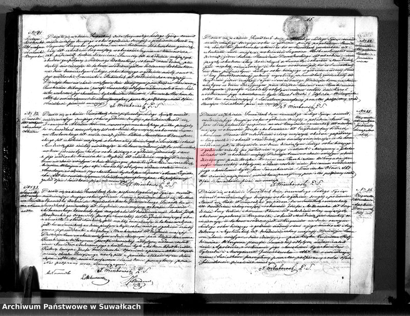 image.from.unit.number "Księga duplikat aktów urodzeń, małżeństw i zejścia parafii suwalskiej z roku 1862"