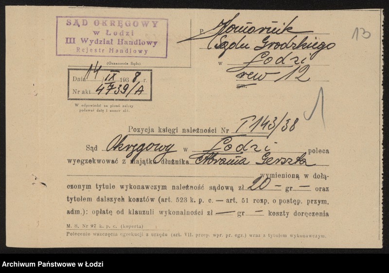 Obraz 15 z jednostki "Abram Gerszt- sklep kolonialny"