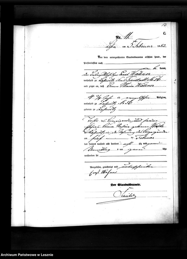 Obraz 14 z jednostki "[Księga zgonów - wieś]"