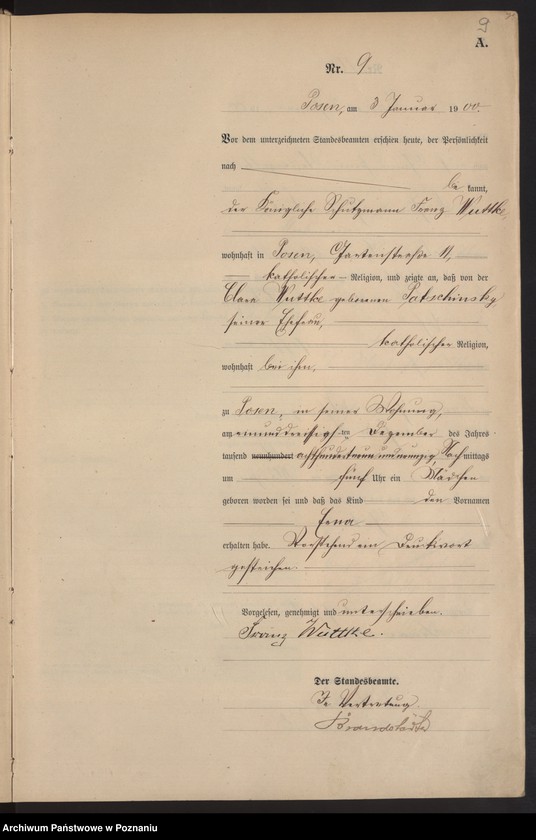 Obraz 12 z jednostki "Księga miejscowa urodzeń"