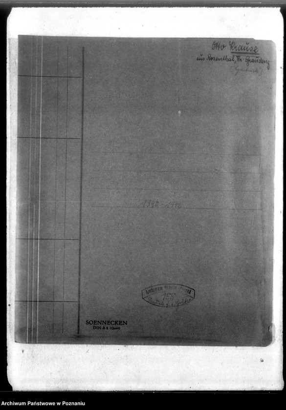 Obraz 4 z jednostki "Otto Krause aus Rosenthal, Kreis Grandenz (Grudziądz)"