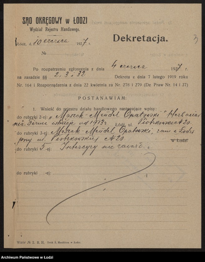 Obraz 5 z jednostki "Moszek Mendel Opatowski- herbaciarnia"