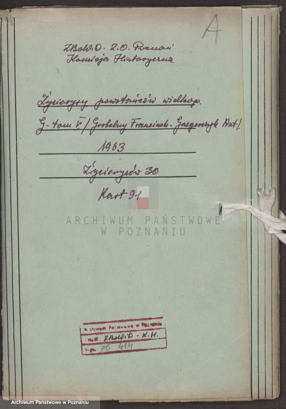 Obraz 4 z jednostki "Życiorysy powstańców wielkopolskich: G - tom V /Grobelny Franciszek - Grzegorczyk Antoni/."