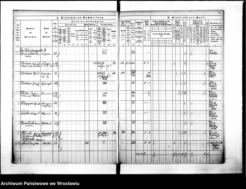 image.from.unit.number "Klassensteuerolle nebst Einkommens Nachweisung"