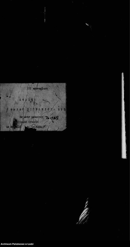 Obraz 4 z jednostki "Rejestr poborczy"