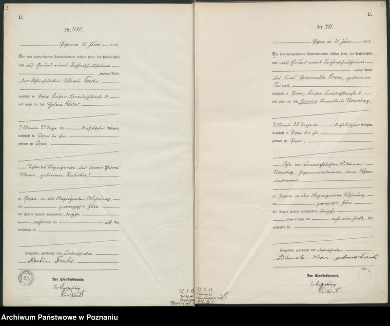 Obraz 4 z jednostki "Księga miejscowa zgonów tom II [Rejestr główny zgonów]"