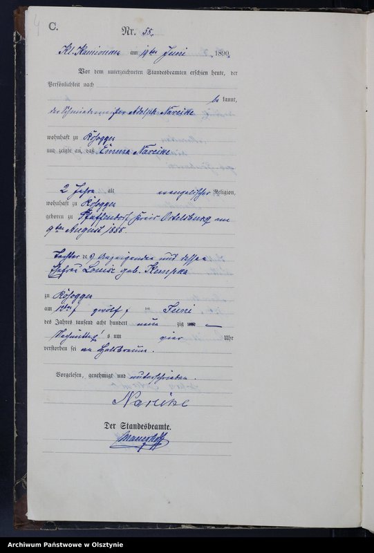 image.from.unit.number "Sterbe-Haupt-Register Nr 55 - 116 /część księgi/"