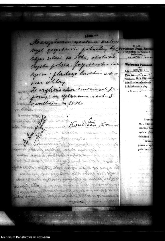 Obraz 13 z jednostki "Majątek Węgierskie powiatu średzkiego wyłączenie z art.4 i 5 ustawy o wykonanie reformy rolnej Włodzimierz Ziołecki"