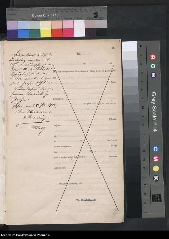 Obraz 3 z jednostki "Księga miejscowa urodzeń tom IV [Rejestr główny urodzeń]"