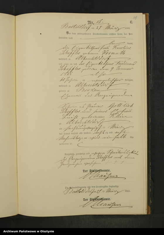 image.from.unit.number "Sterbe-Neben-Register Nr 1 - 45"