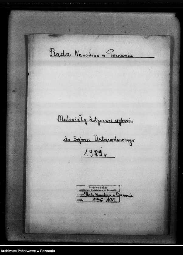 Obraz 4 z jednostki "Materiały dotyczące wyborów do Sejmu Ustawodawczego."