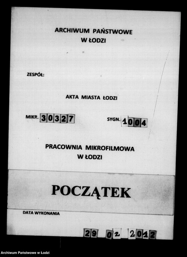 Obraz 1 z jednostki "[Korespondencja z Wydziałem Sarbowym Rządu Gubernialnego Mazowieckiego]"