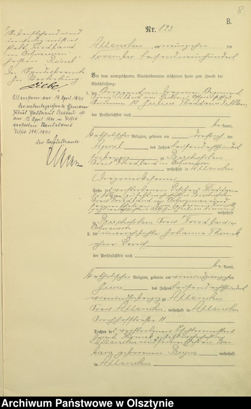 image.from.unit.number "Heiraths-Haupt-Register Tom II,Nr 120 - 136"