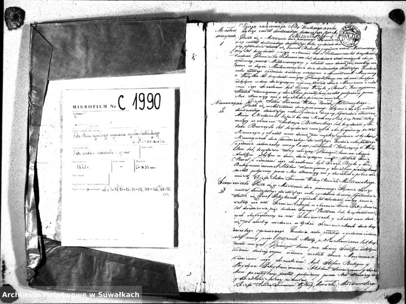 image.from.unit.number "[Duplikaty akt: Urodzonych, Małżeństw i Zejscia w Gminie Mirosławskiej 1829 r.]"