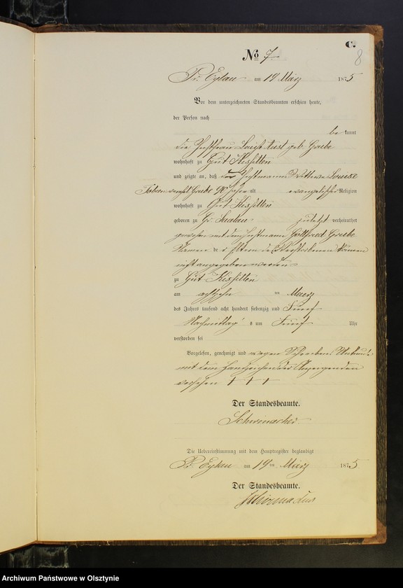 image.from.unit.number "Sterbe-Neben-Register Nr 1 - 21"