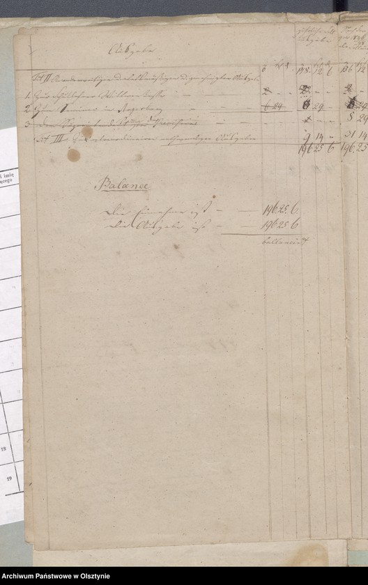 image.from.unit.number "27 Stück Beläge zur Widminnschen Kirchspiels Schulkasse Rechnung"