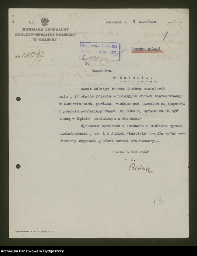 image.from.unit.number "Ruch wywrotowy: szpiegostwo, osoby politycznie podejrzane"