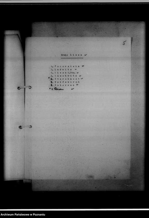 Obraz 9 z jednostki "Einziehungsprotokolle [ksiąg kościelnych] Kreis Lissa [powiat leszczyński]"