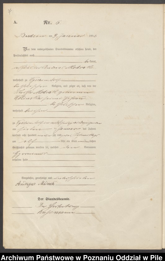 image.from.unit.number "Księga urodzeń"