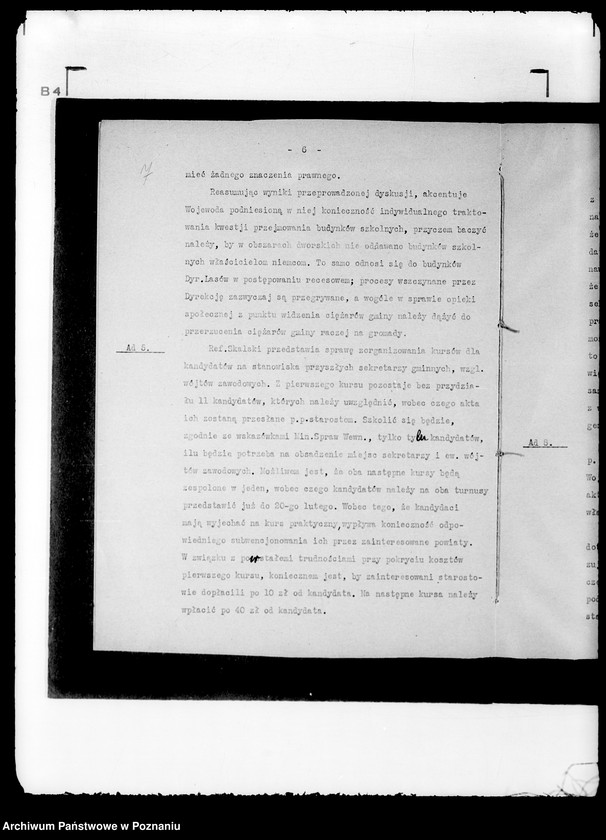 Obraz 11 z jednostki "/Protokół z doraźnego zjazdu starostów odbytego 3 II 1934 r./"