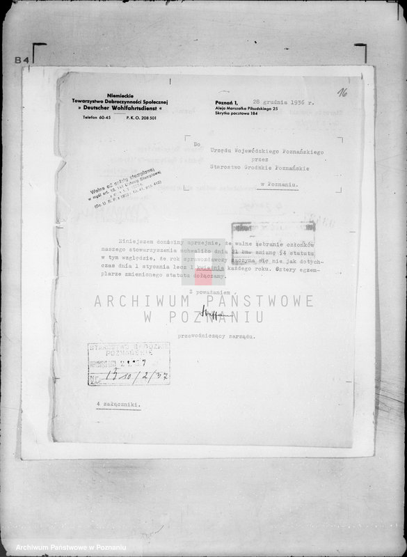 Obraz 20 z jednostki "/Niemieckie Towarzystwo Dobroczynności Społecznej w Poznaniu/"