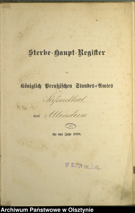 image.from.unit.number "Sterbe-Haupt-Register nr 1 - 52"