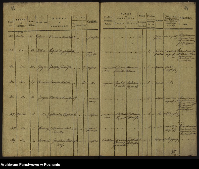 Obraz 10 z jednostki "Księga zgonów"