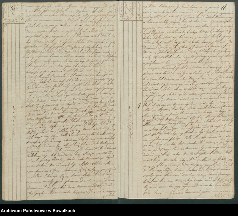 image.from.unit.number "Akta małżeńskie gminy puńskiey od 1-go stycznia do dnia ostatniego grudnia 1818 roku."